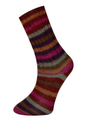 Himalaya Socks 140-04 - fialová, červená, zelená