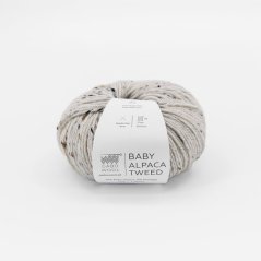 Gabo Wool Baby Alpaca Tweed  T100 - přírodní