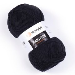 YarnArt Jeans Plus 53 - černá