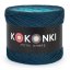 Kokonki Classic B115 Blue jeans - petrolejová, světlá petrolejová, tyrkysová, krémová, lososově růžová