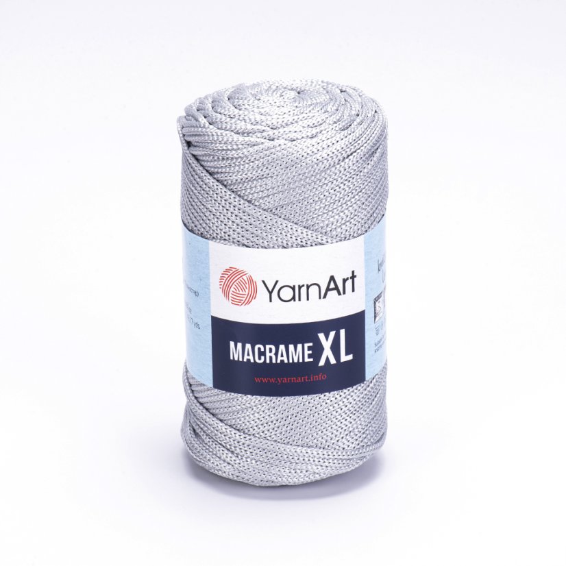 YarnArt Macrame XL 149 - stříbrná