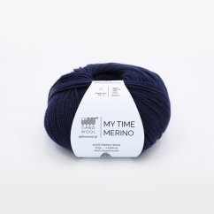 Gabo Wool My Time Merino 938 - dark navy