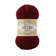 Alize Diva 057 - vínová