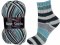 Vlna-Hep Best Socks 6-fach 7365 - zelená, šedá, černá