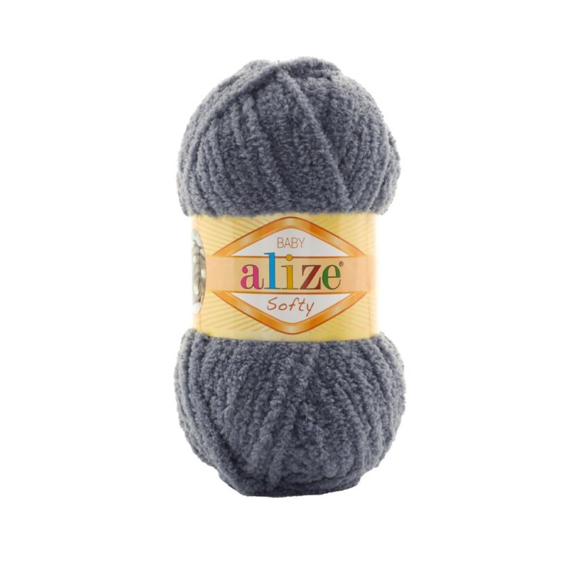Alize Softy 87- tmavá šedá Alize Softy 87- tmavá šedá