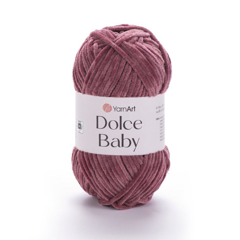 YarnArt Dolce Baby 751 - tmavá starorůžová