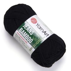 YarnArt Jeans Bamboo 135 - černá