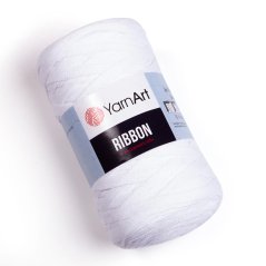 YarnArt Ribbon 751 - bílá