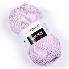 YarnArt Jeans Plus 19 - pastelově fialová