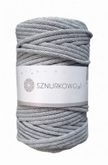Sznurkowo šňůry 5 mm - šedá