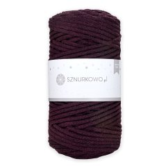 Sznurkowo šňůry 3 mm - vínová