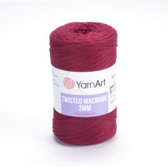 YarnArt Twisted Macrame 3 mm 781 - vínová