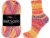 Vlna-Hep Best Socks 4-fach 7345 - žlutá, oranžová, fialová, modrá