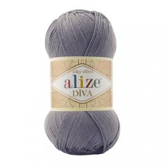 Alize Diva 348 - tmavě šedá