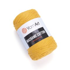 Yarnart Macrame Cotton 796 - hořčicová