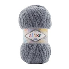 Alize Softy Mega 119 - tmavě šedá