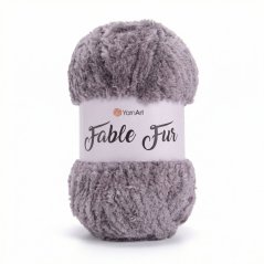 YarnArt Fable Fur 969 - šedohnědá