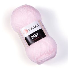 YarnArt Baby 853 - pastelově růžová