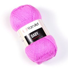 YarnArt Baby 635 - fialovorůžová