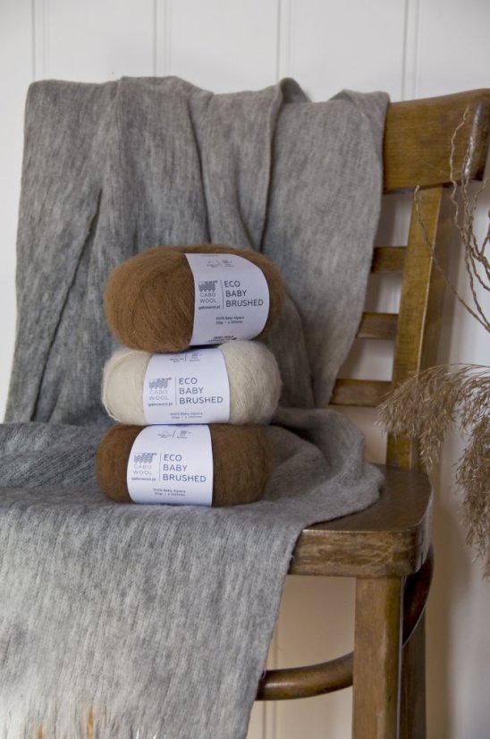 Gabo Wool Eco Baby Brushed FTE1301 - hnědá