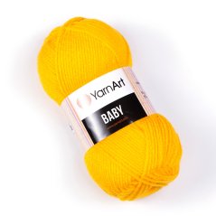 YarnArt Baby 32 - sytá žlutá