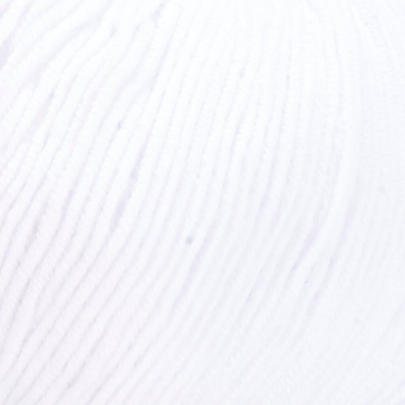 YarnArt Jeans 62 - sněhově bílá