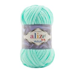 Alize Velluto 019 - světlá tyrkysová