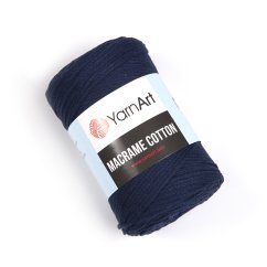 Yarnart Macrame Cotton 784 - tmavě modrá