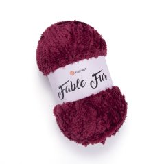 YarnArt Fable Fur 981 - vínová
