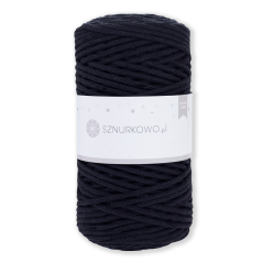 Sznurkowo šňůry 3 mm - černá