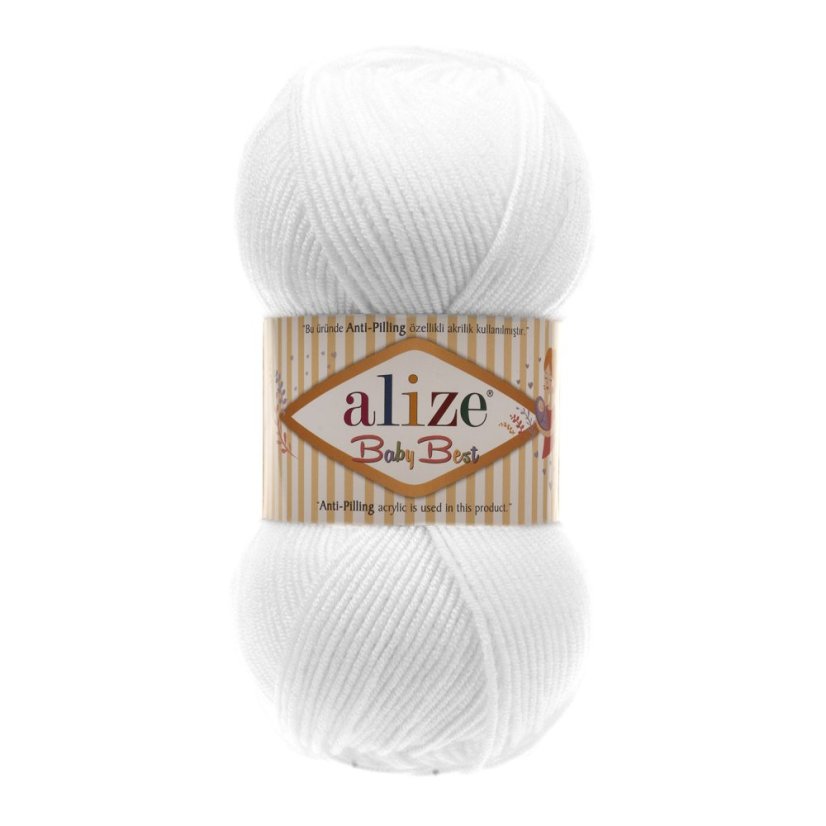 Alize Baby Best 55 bílá