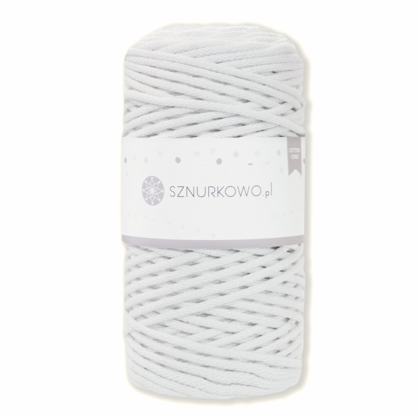 Sznurkowo šňůry 3 mm - bílá