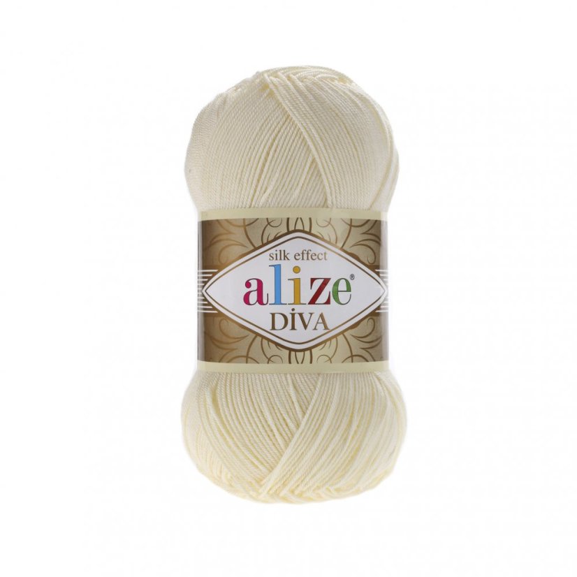 Alize Diva 001 - krémová