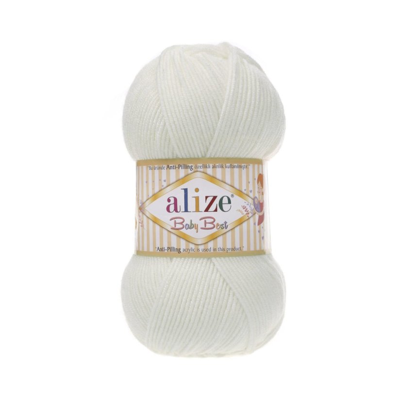 Alize Baby Best 450 bílá magnolie