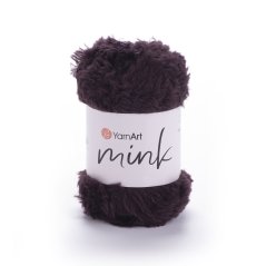 YarnArt Mink 342 - tmavě hnědá