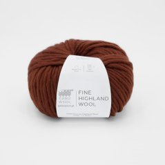 Gabo Wool Fine Highland Wool 2729 - rezavá hnědá