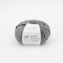 Gabo Wool Baby Alpaca Tweed  T401 - světle šedá