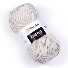 YarnArt Jeans Plus 49 - světle šedá
