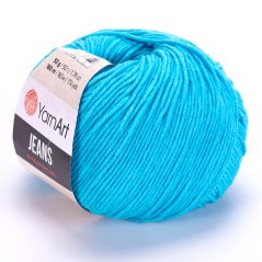 YarnArt Jeans 33 - světle tyrkysová