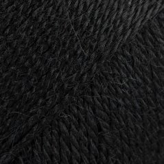 DROPS Alpaca uni colour 8903 - černá