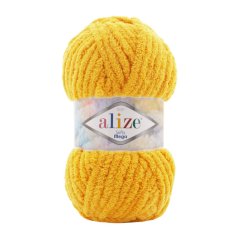 Alize Softy Mega 216 - žlutá