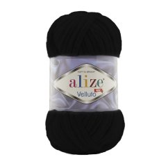Alize Velluto 060 - černá