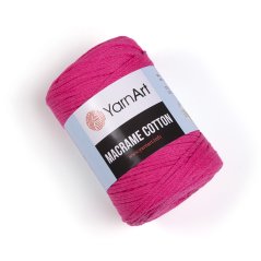 Yarnart Macrame Cotton 803 - neonově růžová