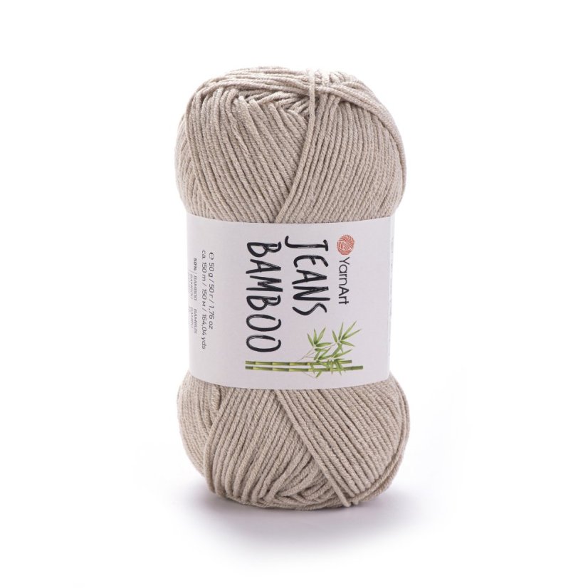 YarnArt Jeans Bamboo 129 - bílá káva