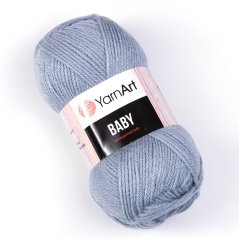 YarnArt Baby 3072 - šedá