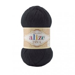 Alize Diva 060 - černá