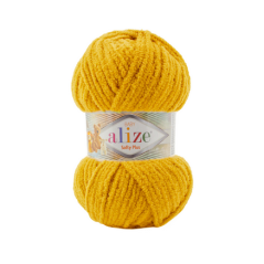 Alize Softy Plus 002 - horčice