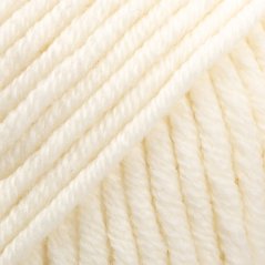 DROPS Big Merino uni colour 01 - smetanová