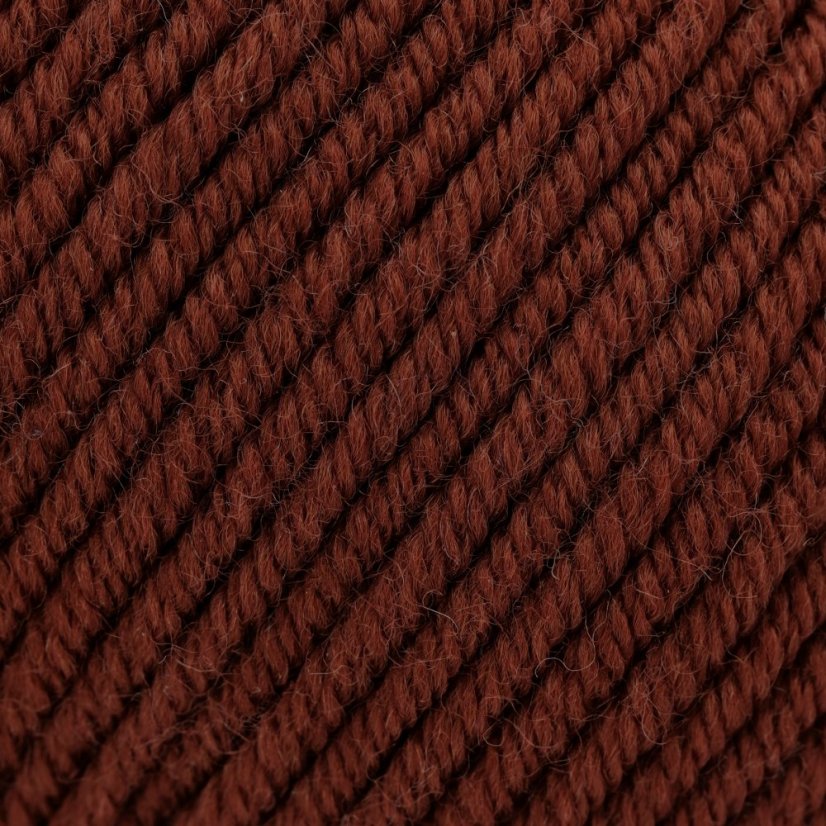 Gabo Wool Fine Merino Wool 3729 - rezavá hnědá