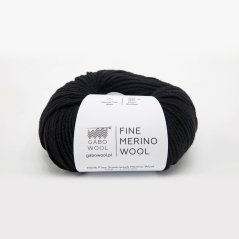 Gabo Wool Fine Merino Wool 500 - černá
